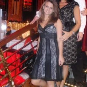 Beautiful lace/silk dress